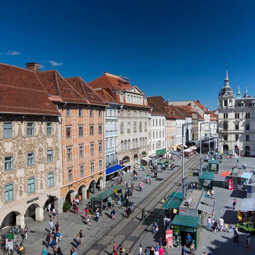 Hauptplatz Graz mit dem Rathaus | Infos & Veranstaltungen | Graz